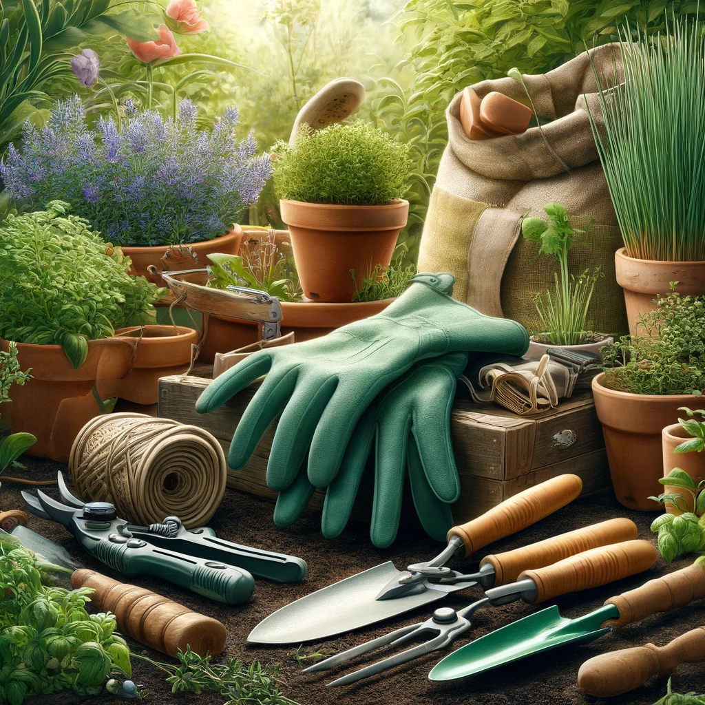essential gardening tools pruners trowel twine